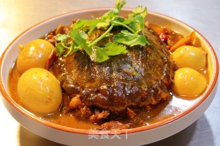 Braised Turtle is Delicious But Not Spicy recipe
