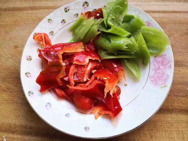 Dried Tofu with Hot Peppers recipe