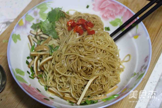 Zhenjiang Guogai Noodles "fragrant Dry Dry Noodles" recipe