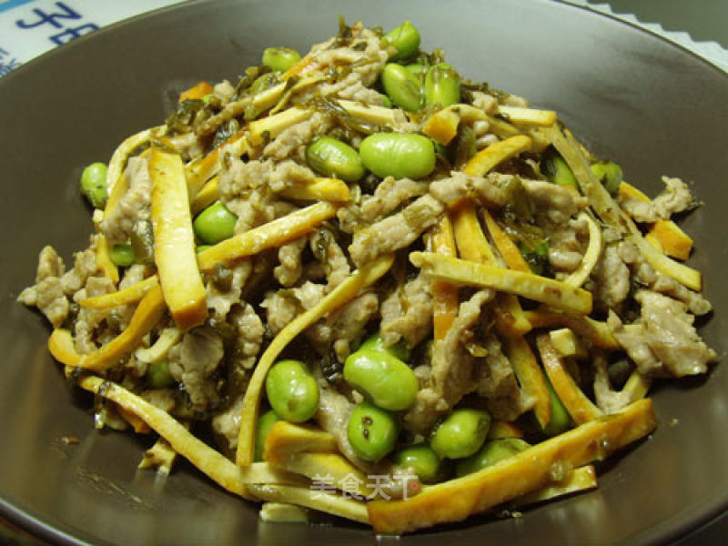 Fragrant Dried Pork Edamame recipe