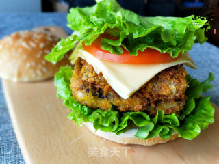 Pan-fried Eel Steak Burger recipe