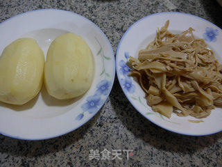 Potatoes with Bamboo Shoots recipe