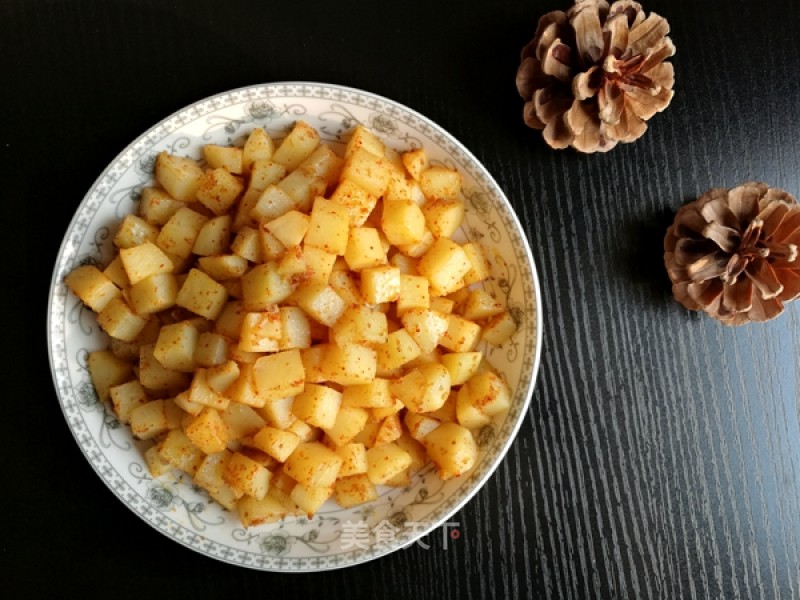 Cumin Spicy Diced Potatoes recipe