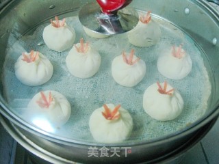 Buns with Flowers-beef-flavored Soft Buns recipe