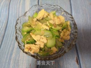 Fried Cucumber with Egg recipe