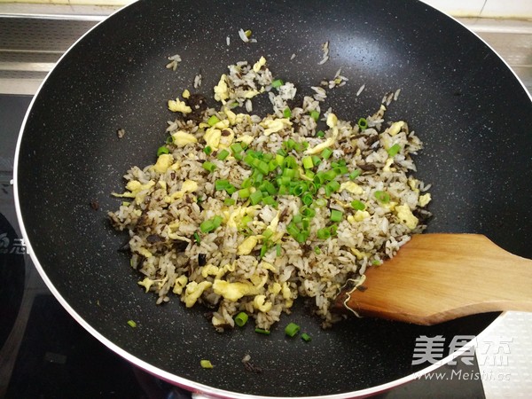 Fried Rice with Olive Vegetable and Egg recipe