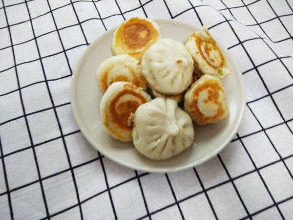 Fried Steamed Buns recipe