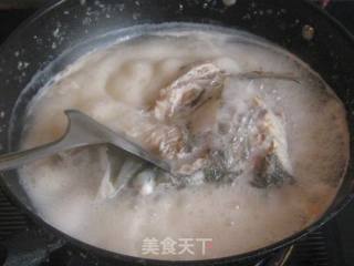 Spring Bamboo Shoots with Tofu and Sea Bass Head Soup recipe