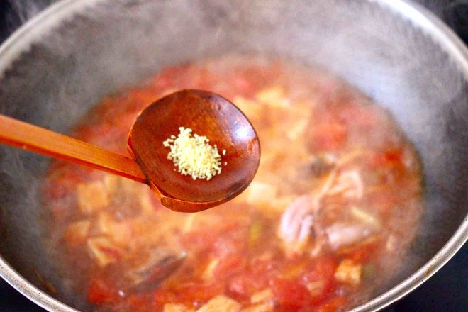 Abalone Tomato Seafood Tofu Soup recipe