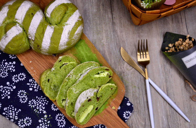 Matcha Cheese Soft European Bag recipe