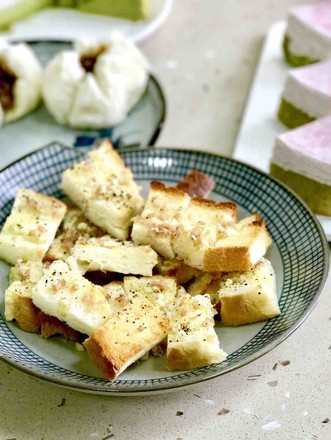 Garlic Roasted Toast--lazy Breakfast recipe