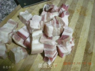 Stewed Pork Belly with Ginkgo recipe