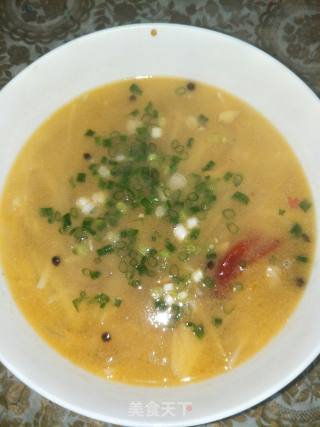 Hot and Sour Potato Soup recipe