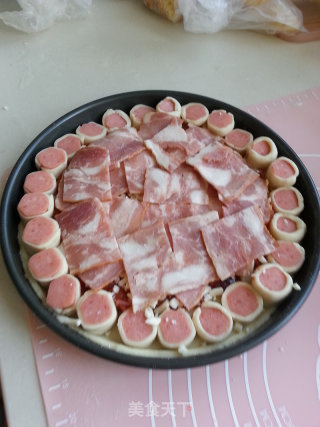 Corn Bacon Tuna Pizza recipe