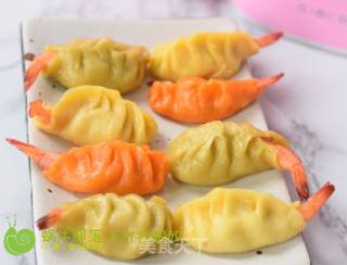 Colorful Shrimp Dumplings (the Whole Shrimp is Inside) recipe