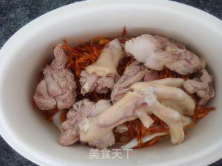 Rabbit Private Kitchen-stewed Duck with Cordyceps Flower recipe
