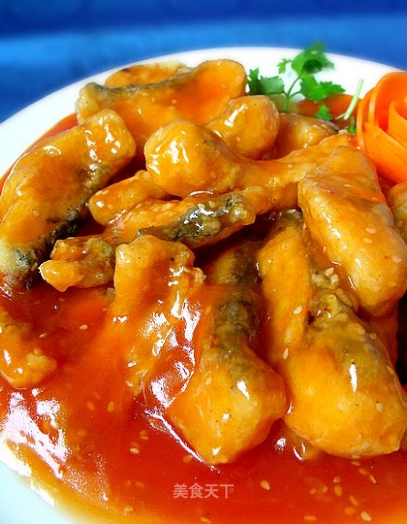 Sweet and Sour Fish Nuggets recipe