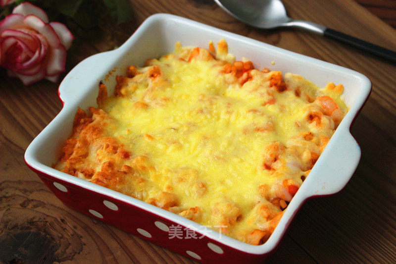 Seafood Baked Rice recipe