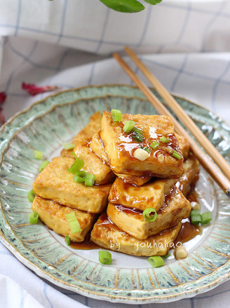 Tofu with Abalone Sauce