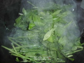 Vegetarian Stir-fried Water Spinach recipe