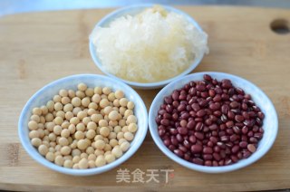 Tremella Red Bean Soy Milk recipe