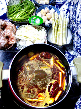 Spicy Red Oil Hot Pot