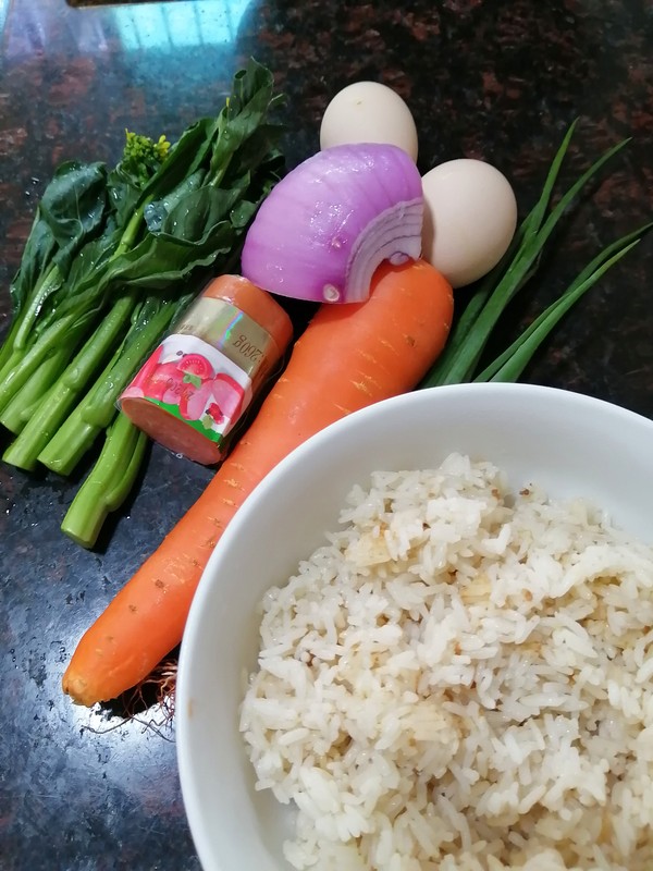 Make An Exquisite Meal~~fried Rice with Mixed Vegetables recipe