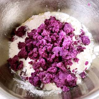 #aca Fourth Session Baking Contest# Making Erotic Two-color Toast with Purple Sweet Potato recipe