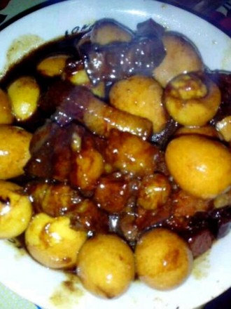 Braised Pork with Quail Eggs recipe