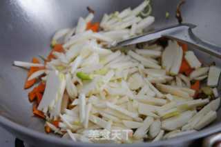 Stir-fried Rice White with Dried Intestines recipe