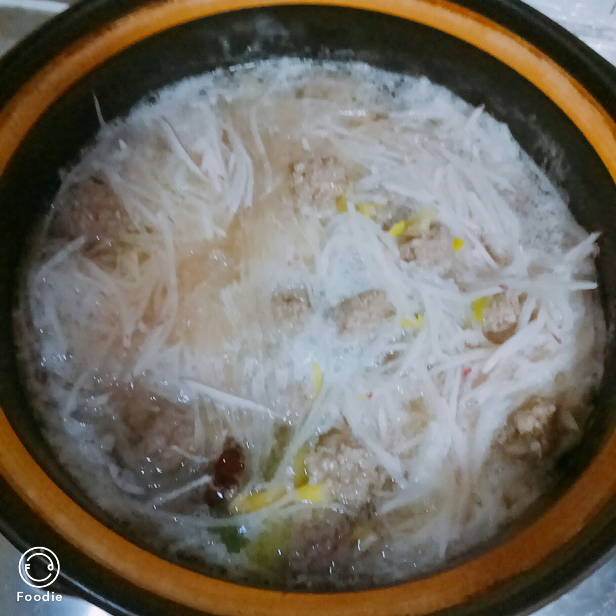 Beef Meatball Double Silk Soup recipe