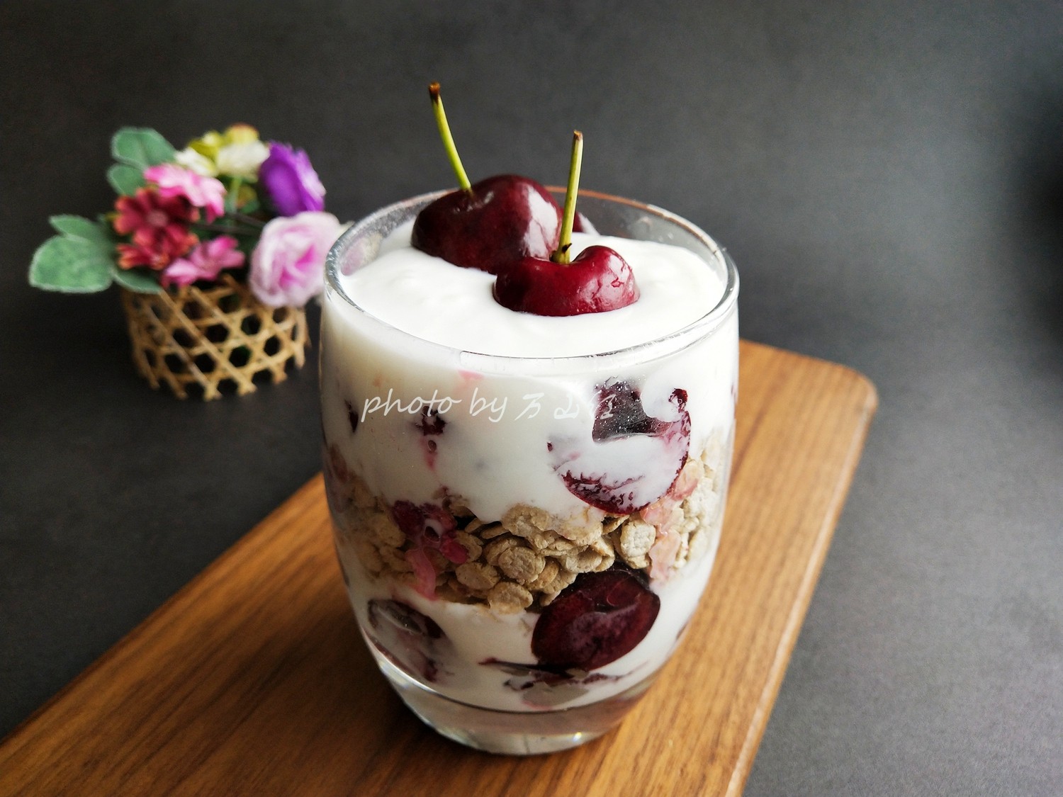 Cherry Buckwheat Yogurt recipe