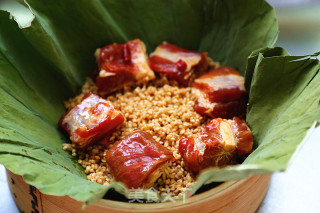 Steamed Ribs with Glutinous Rice recipe