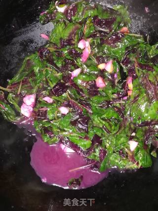 Amaranth with Garlic recipe