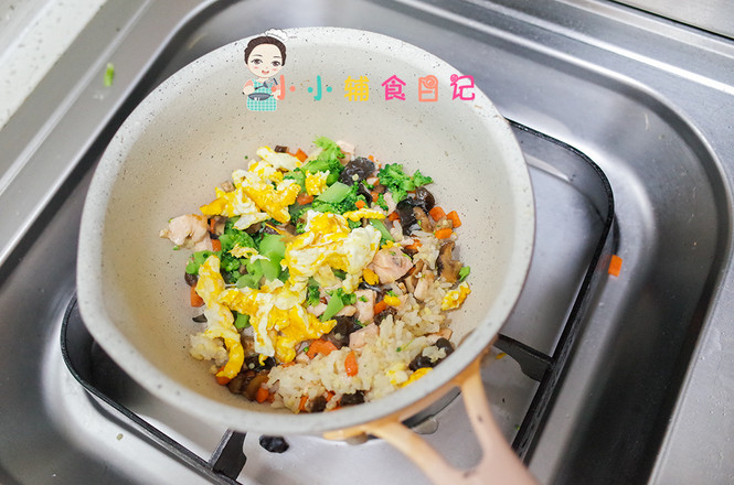 Salmon Fried Rice Over 12 Months Old recipe