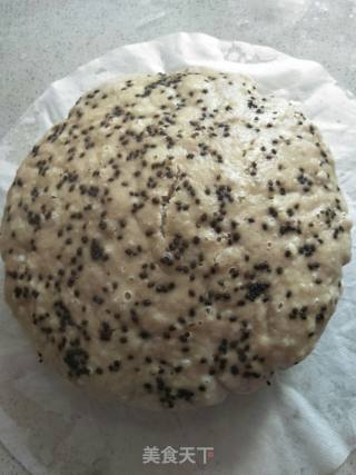 Soba Noodle Black Sesame Hair Cake recipe