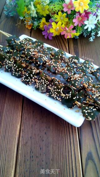 #aca烤明星大赛# Grilled Seaweed Skewers recipe