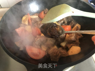 Braised Beef with King Pleurotus Mushroom recipe