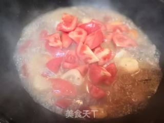 Beef Stewed with Tomatoes and Horseshoe recipe