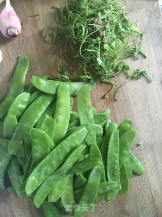 Garlic Snow Peas recipe