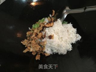 Fried Rice with Lard Residue and Soy Sauce recipe