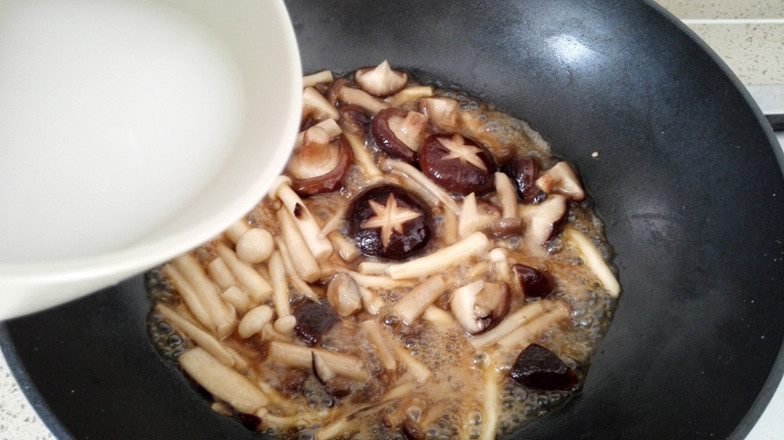 Mushrooms in Oyster Sauce recipe