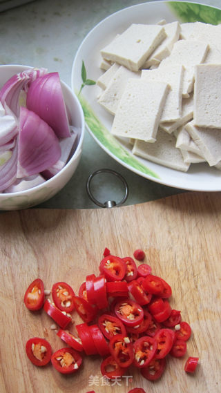 A Dish with A High Click Rate in The Restaurant-dry Pot of Pleurotus Eryngii Chiba Tofu recipe