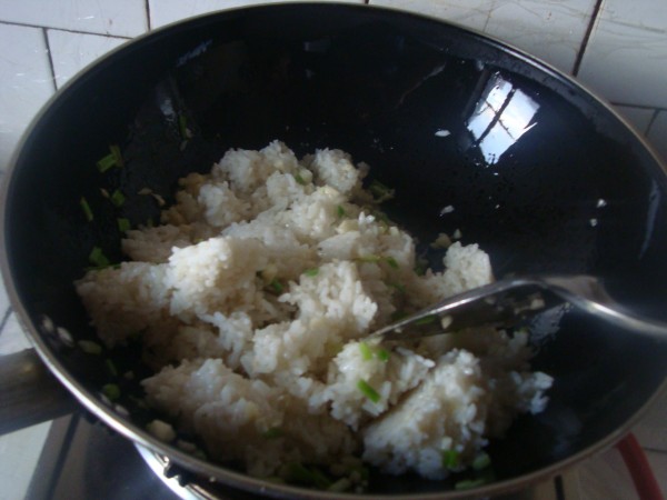 Garlic Egg Fried Rice recipe