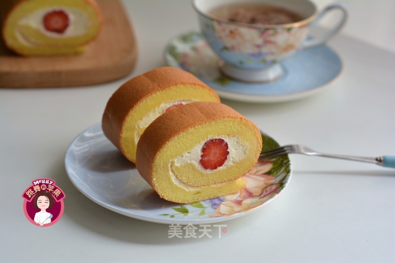 Chiffon Cream Cake Roll recipe