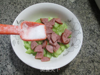 Pork Ham with Cucumber recipe
