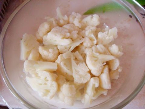 Tomato Cauliflower Steamed Egg recipe