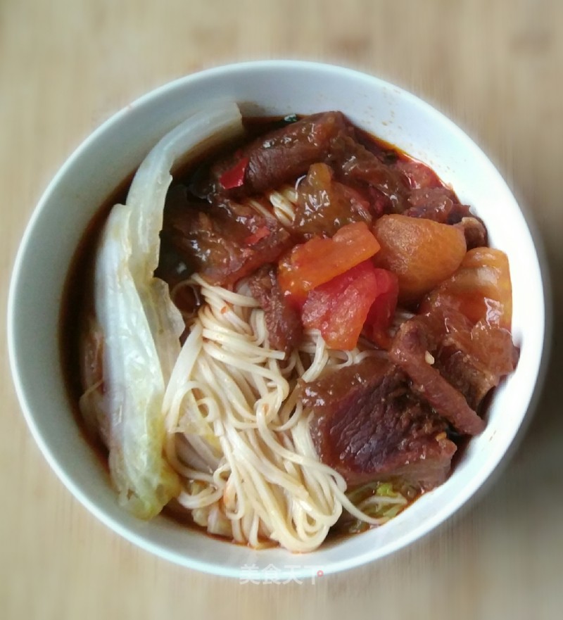 Stewed Beef Brisket with Tomato Sauce recipe