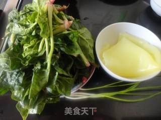 【spinach Mixed with Noodles】 recipe