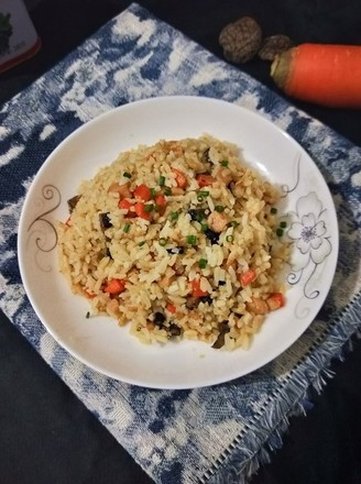 Fried Rice with Luncheon Meat and Vegetables recipe